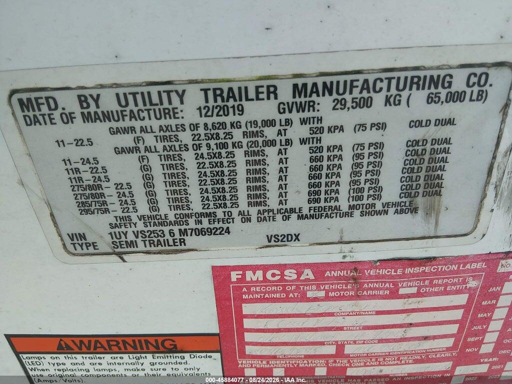 1UYVS2536M7069224 2021 UTILITY TRAILER MFG UNKNOWN photo no. 9