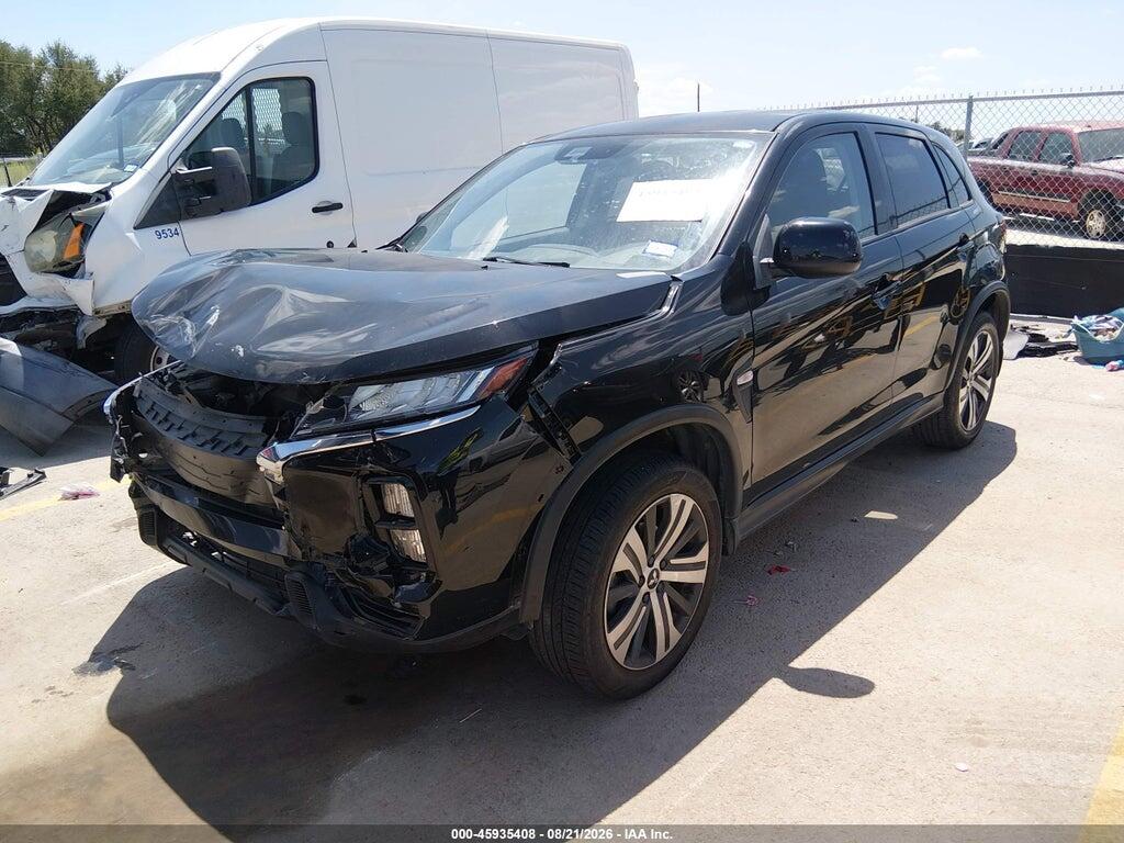 JA4APUAU9NU013607 2022 MITSUBISHI OUTLANDER SPORT photo no. 2