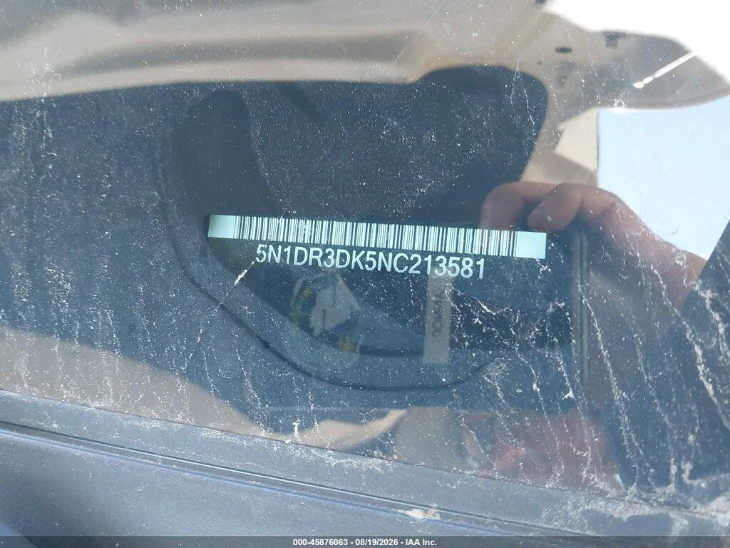 5N1DR3DK5NC213581 2022 NISSAN PATHFINDER photo no. 9