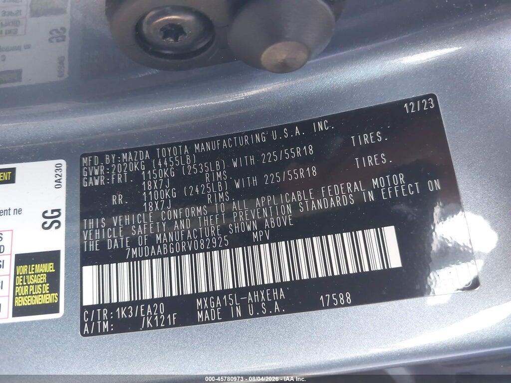 7MUDAABG0RV082925 2024 TOYOTA COROLLA CROSS photo no. 9