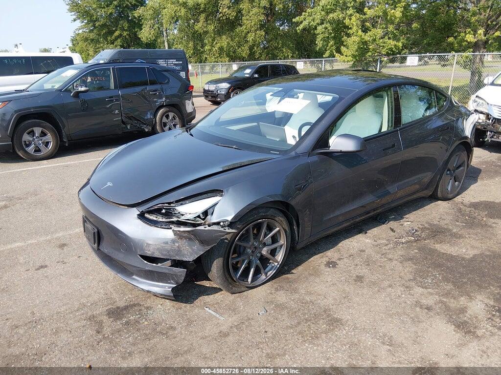 5YJ3E1EB1PF632676 2023 TESLA MODEL 3 photo no. 2