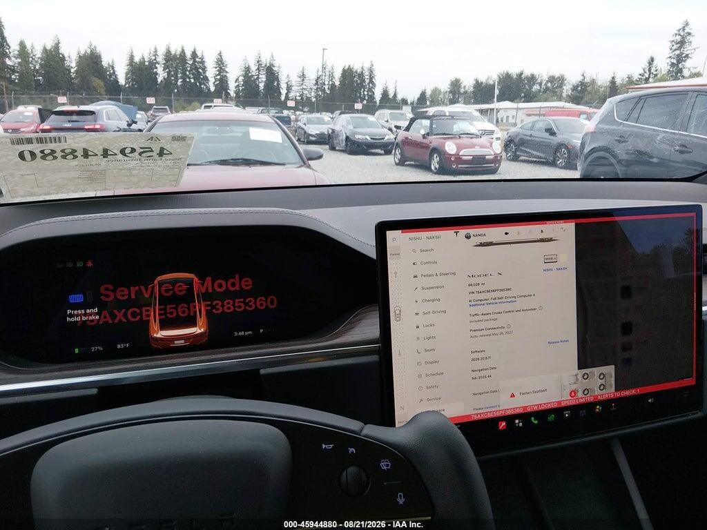 7SAXCBE56PF385360 2023 TESLA MODEL X photo no. 7