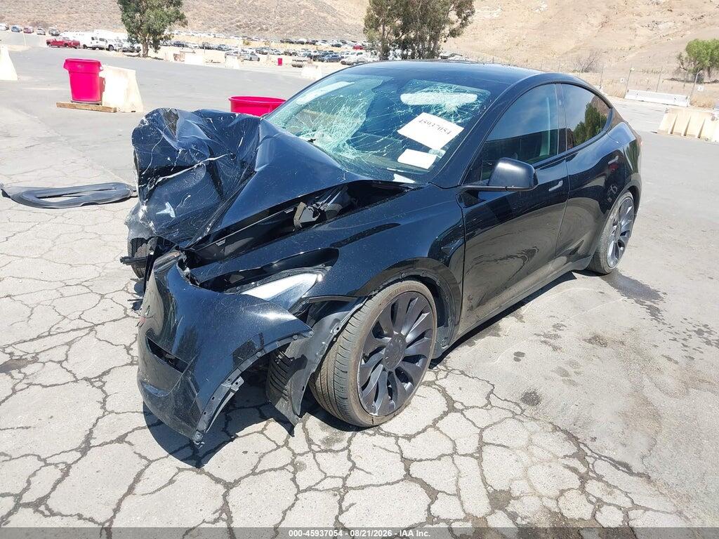 7SAYGDEF5PF878248 2023 TESLA MODEL Y photo no. 2