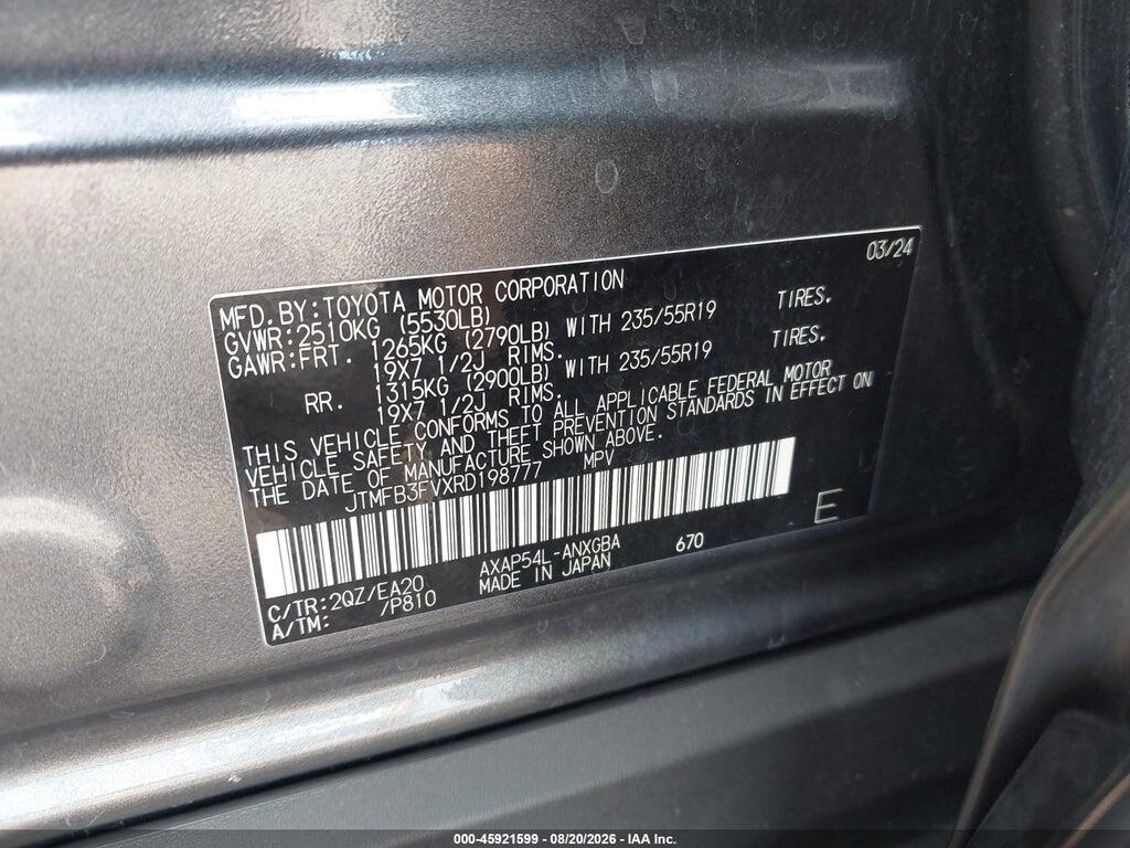 JTMFB3FVXRD198777 2024 TOYOTA RAV4 PRIME photo no. 9