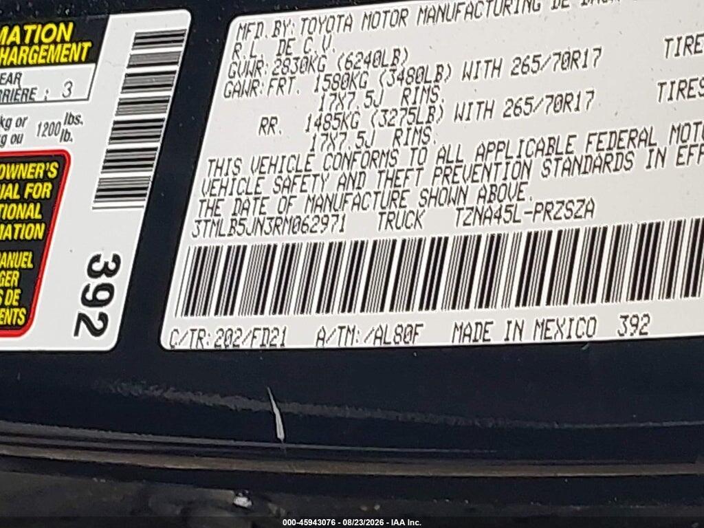 3TMLB5JN3RM062971 2024 TOYOTA TACOMA photo no. 9