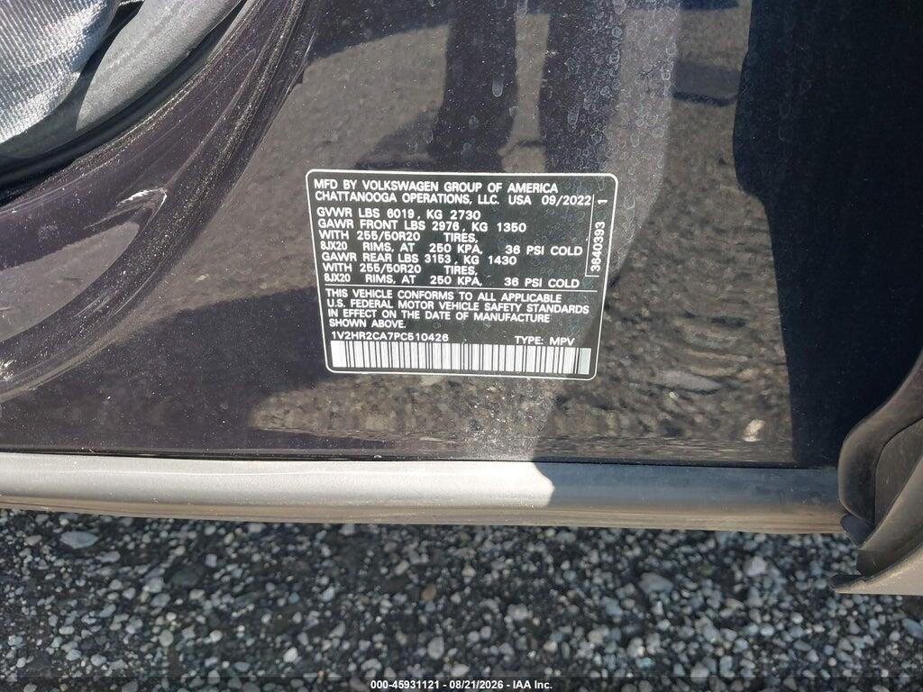 1V2HR2CA7PC510426 2023 VOLKSWAGEN ATLAS photo no. 9