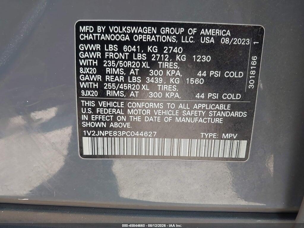 1V2JNPE83PC044627 2023 VOLKSWAGEN ID.4 photo no. 9