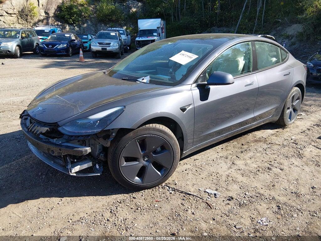 5YJ3E1EB6NF271216 2022 TESLA MODEL 3 photo no. 2