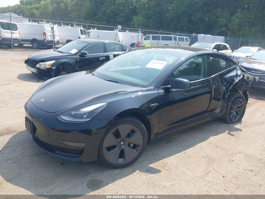 5YJ3E1EA9NF122208 2022 TESLA MODEL 3 photo no. 2