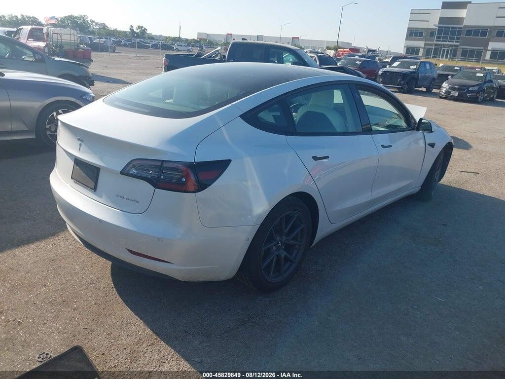 5YJ3E1EB9NF127174 2022 TESLA MODEL 3 photo no. 4