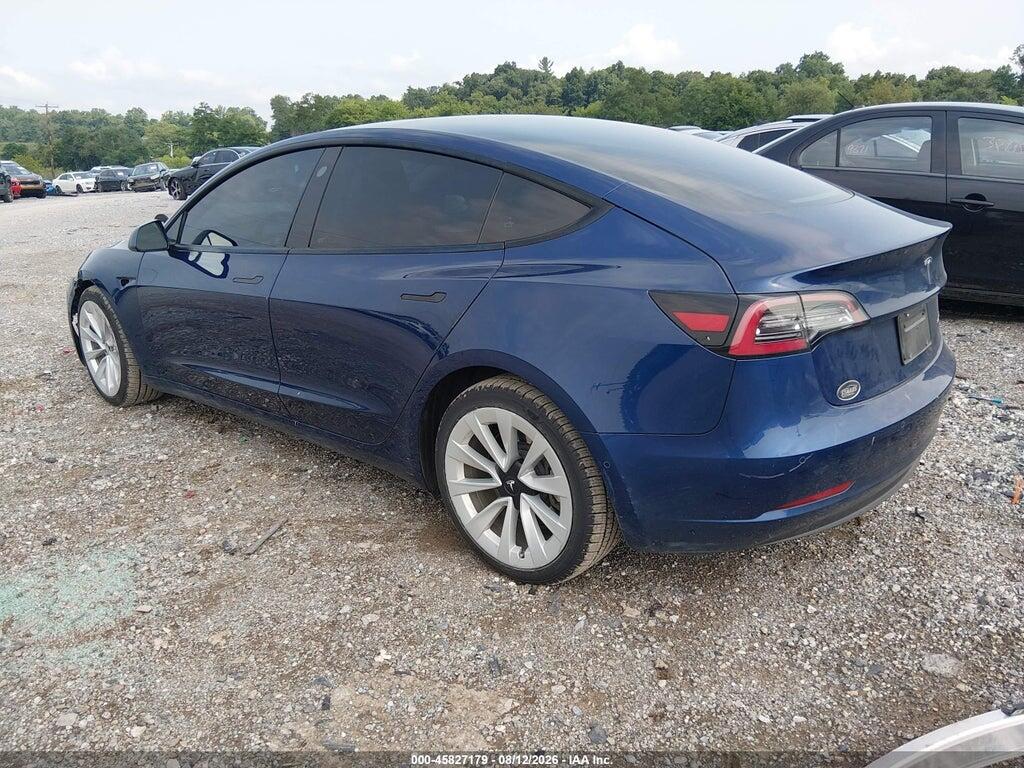 5YJ3E1EB3NF175446 2022 TESLA MODEL 3 photo no. 3