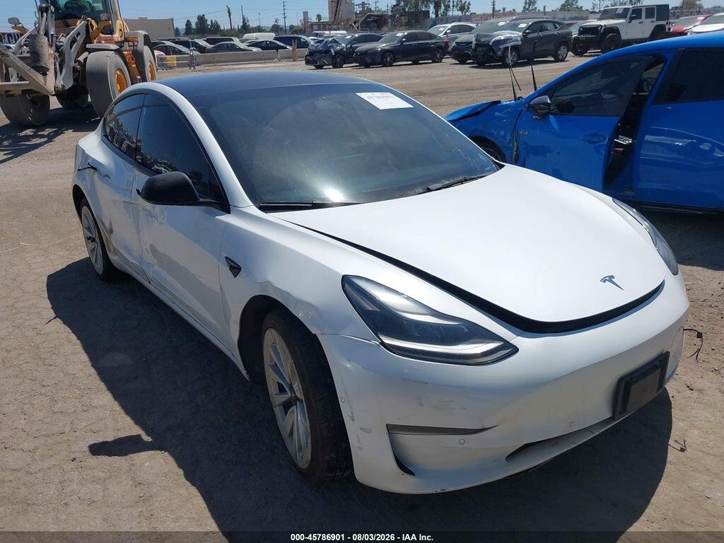 2022 TESLA MODEL 3 5YJ3E1EA0NF199159