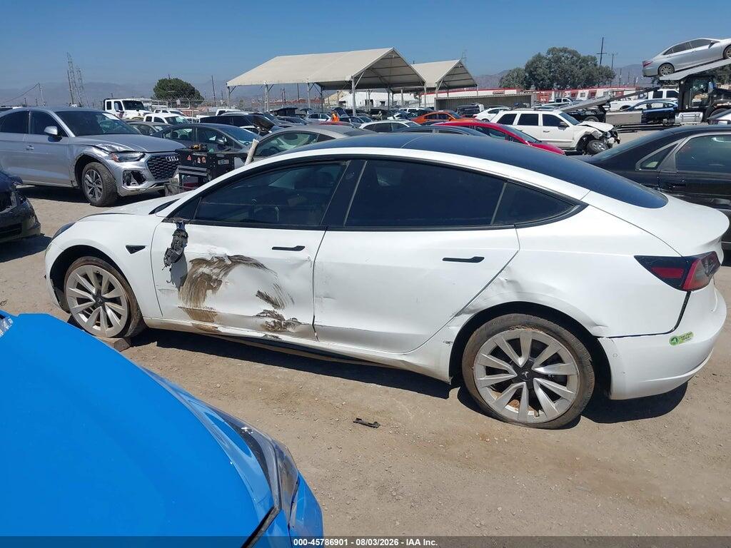5YJ3E1EA0NF199159 2022 TESLA MODEL 3 photo no. 12