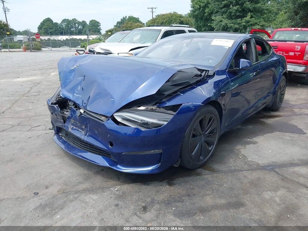 5YJSA1E54NF477216 2022 TESLA MODEL S photo no. 2