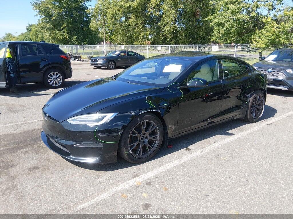 5YJSA1E61NF460267 2022 TESLA MODEL S photo no. 2