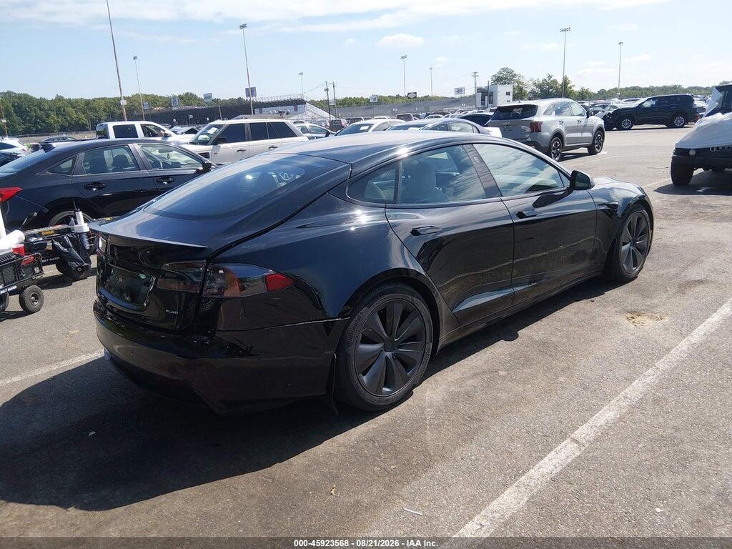 5YJSA1E61NF460267 2022 TESLA MODEL S photo no. 4