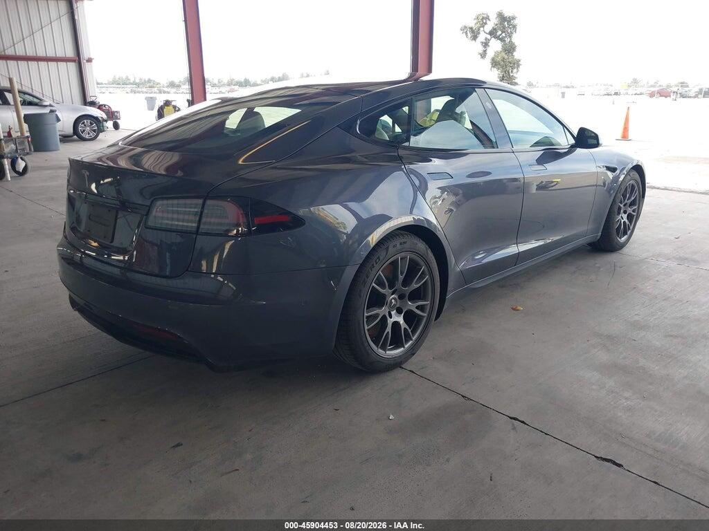 5YJSA1E58NF478269 2022 TESLA MODEL S photo no. 4