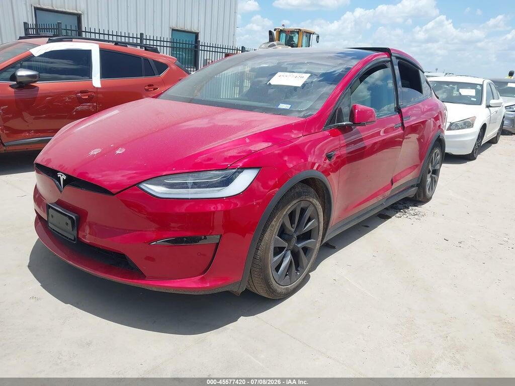 7SAXCAE55NF362577 2022 TESLA MODEL X photo no. 2