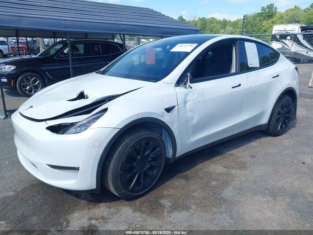 7SAYGDEE4NF435920 2022 TESLA MODEL Y photo no. 2