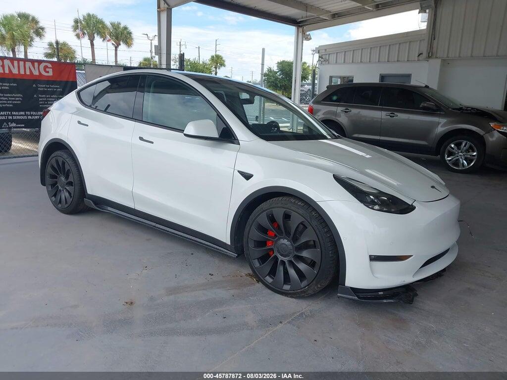 2022 TESLA MODEL Y 7SAYGDEFXNF550921