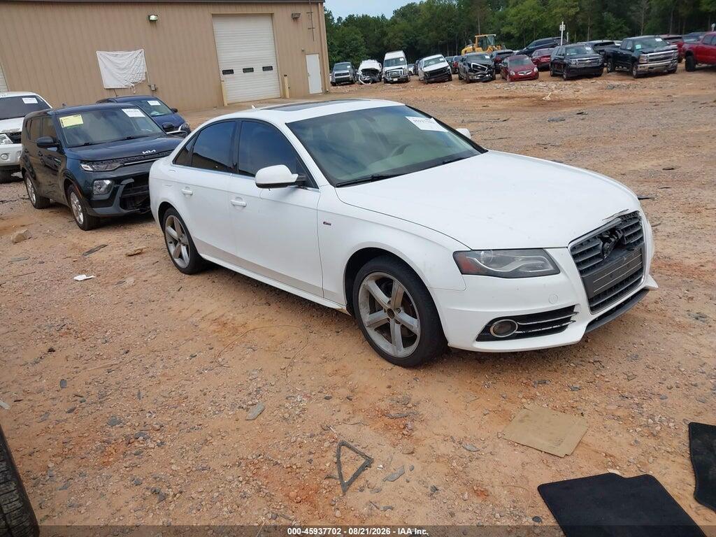 2012 AUDI A4 WAUFFAFL9CN013091