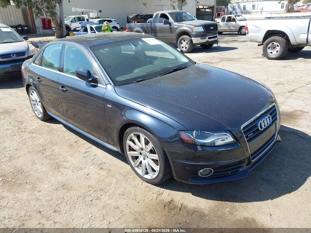 2012 AUDI A4 WAUKFAFL3CN018608