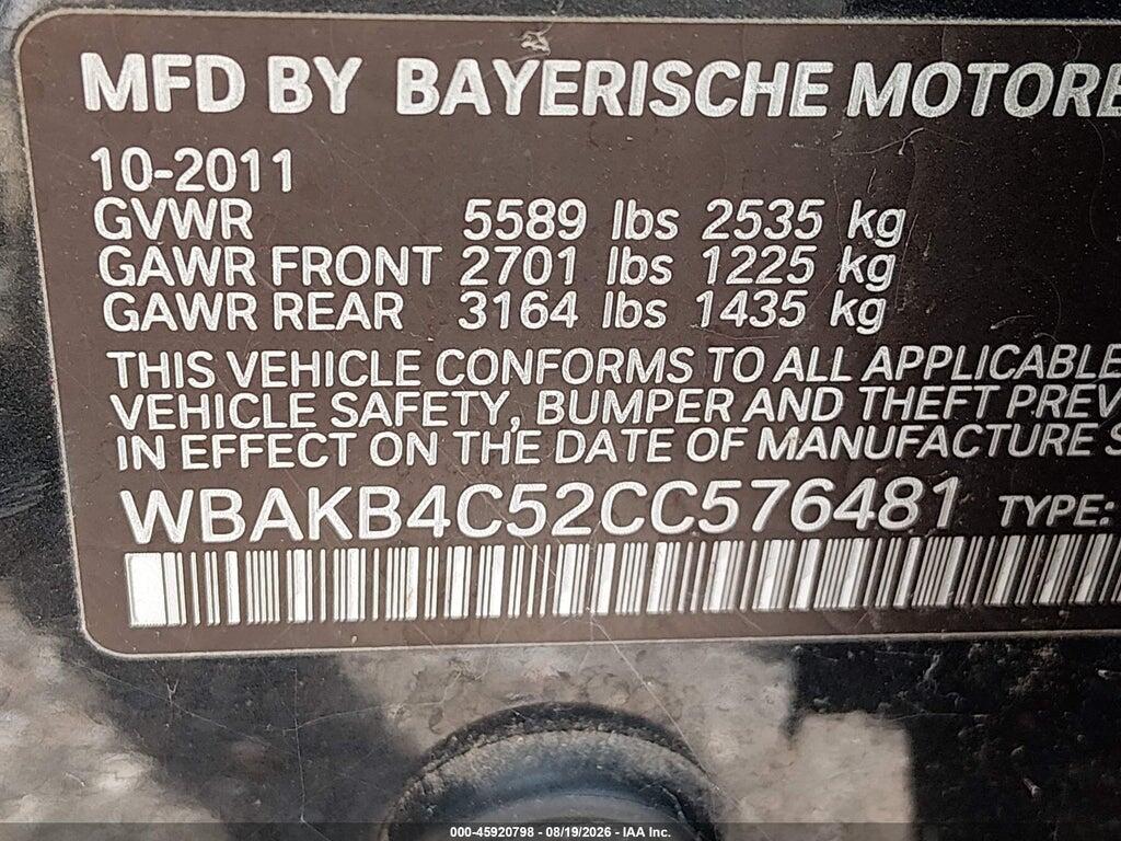 WBAKB4C52CC576481 2012 BMW 740LI photo no. 9