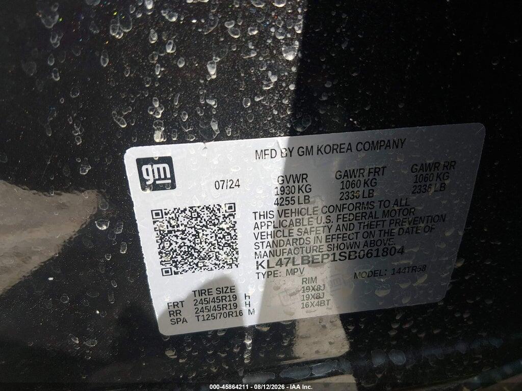 KL47LBEP1SB061804 2025 BUICK ENVISTA photo no. 9