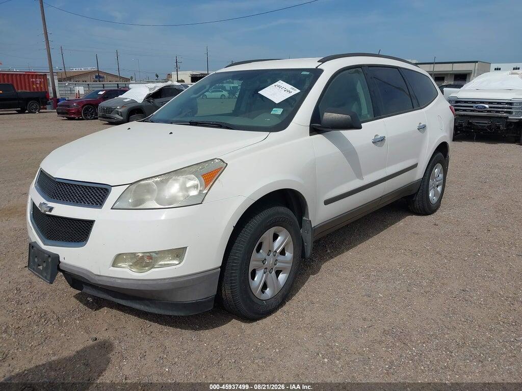 1GNKRFED2CJ378341 2012 CHEVROLET TRAVERSE photo no. 2
