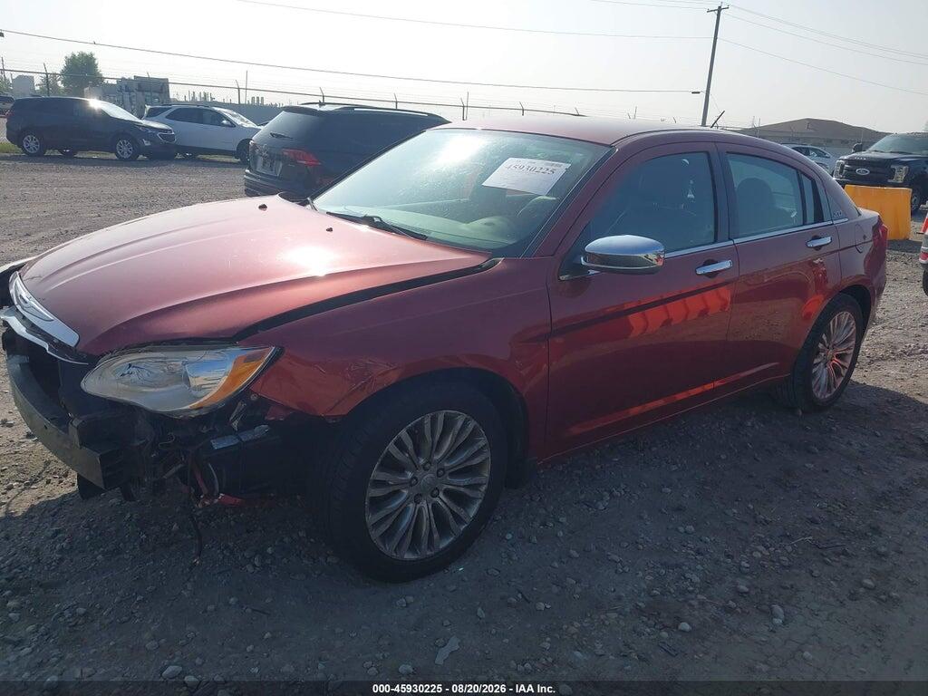 1C3CCBCB2CN297488 2012 CHRYSLER 200 photo no. 2