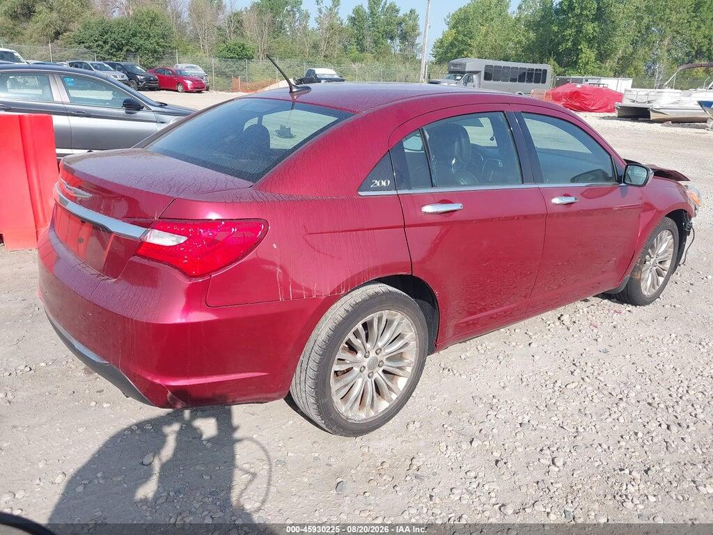 1C3CCBCB2CN297488 2012 CHRYSLER 200 photo no. 4