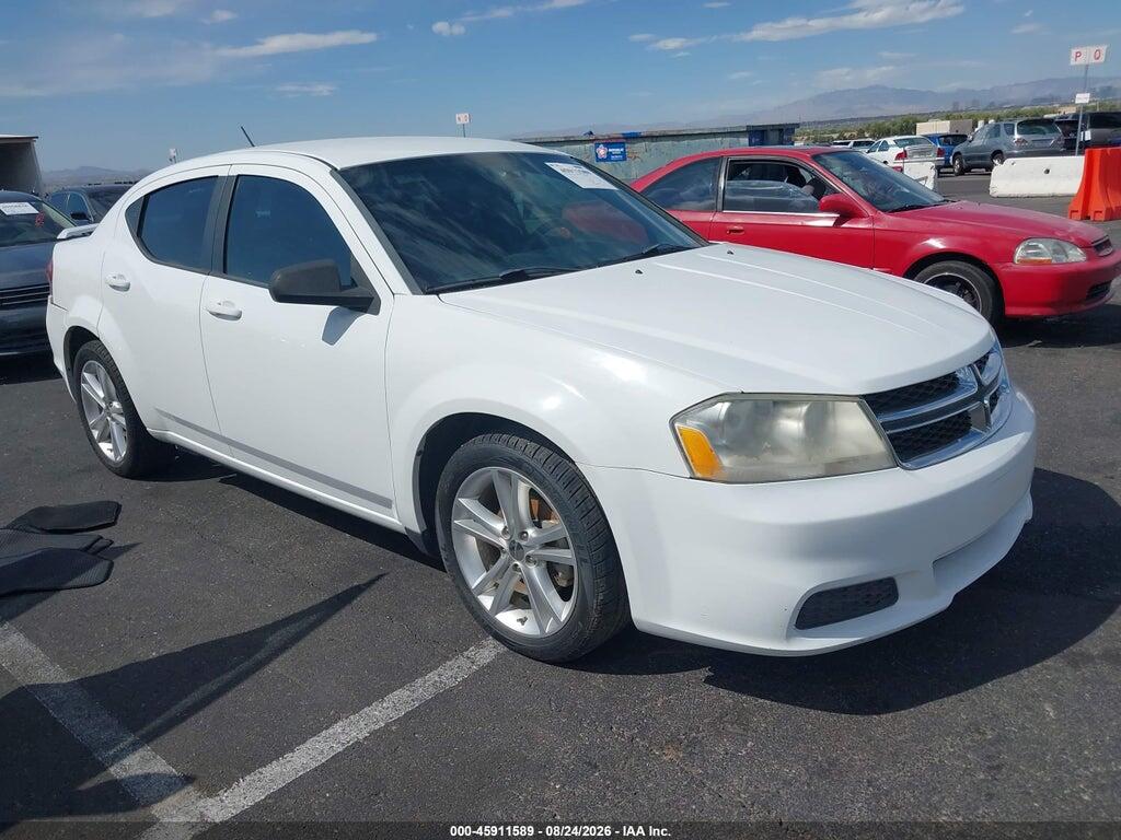 2012 DODGE AVENGER 1C3CDZAG1CN314639