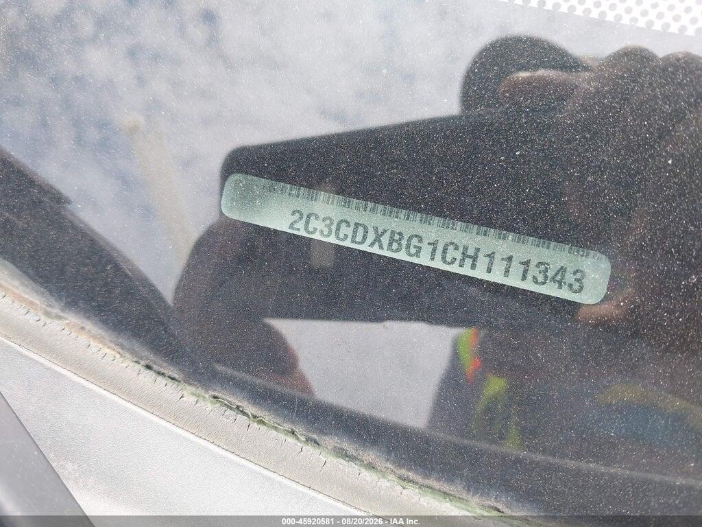 2C3CDXBG1CH111343 2012 DODGE CHARGER photo no. 9
