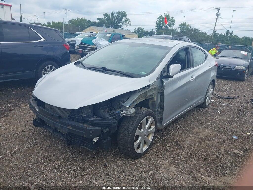 5NPDH4AE4BH005655 2011 HYUNDAI ELANTRA photo no. 2