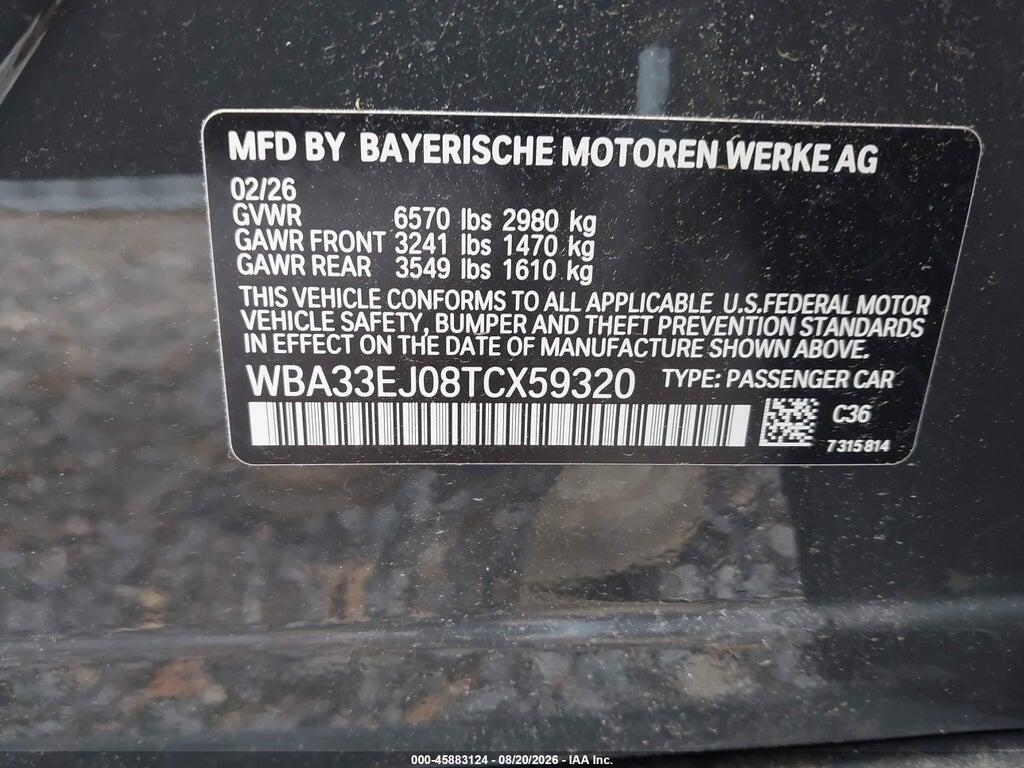 WBA33EJ08TCX59320 2026 BMW 760I photo no. 9