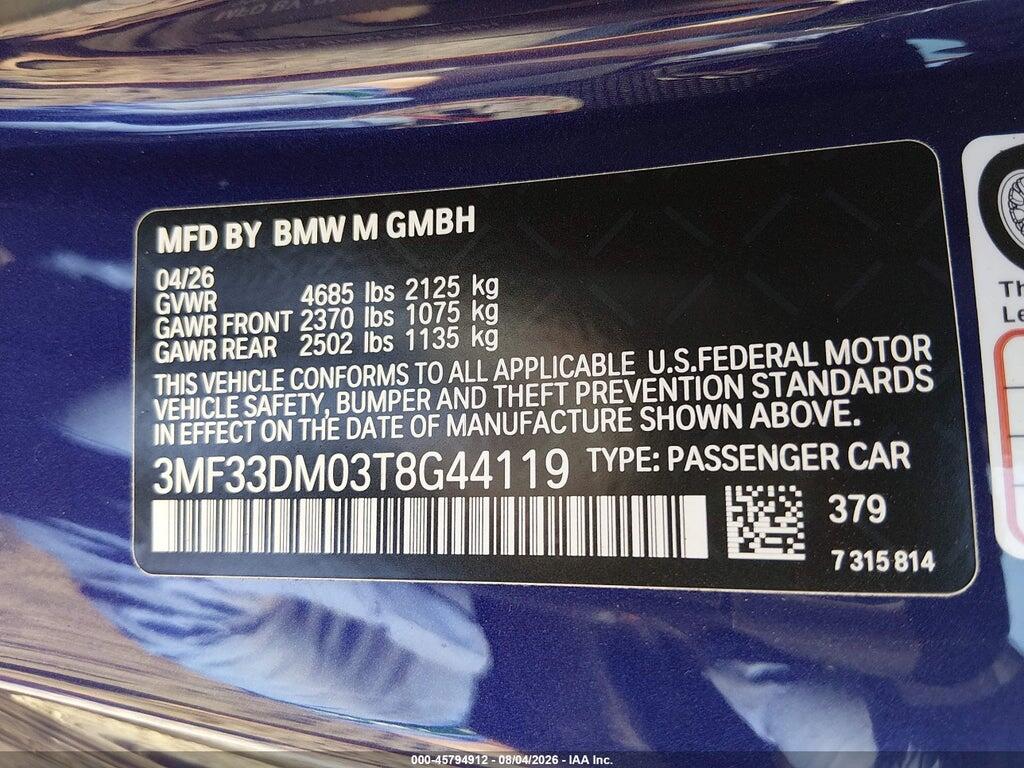 3MF33DM03T8G44119 2026 BMW M2 photo no. 9