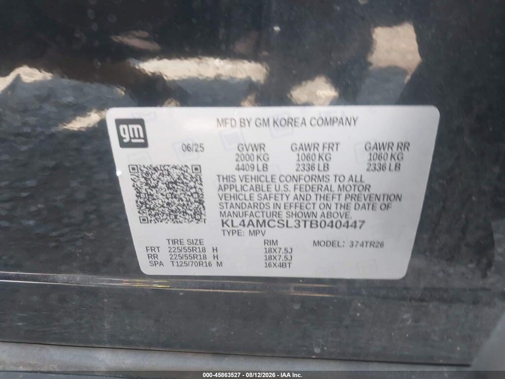 KL4AMCSL3TB040447 2026 BUICK ENCORE GX photo no. 9