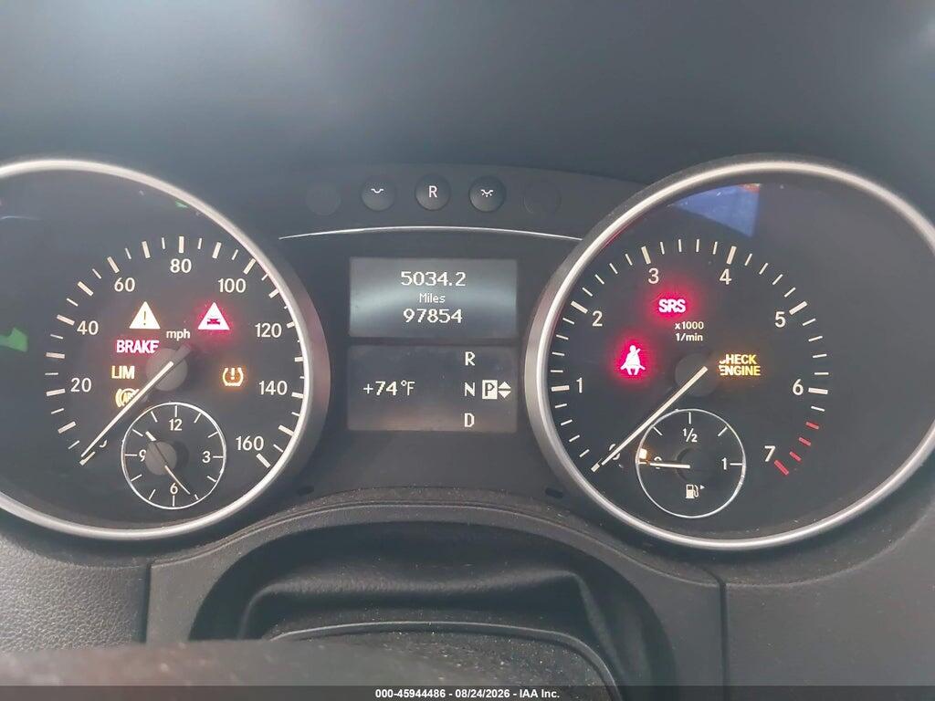 4JGBB8GB0BA706001 2011 MERCEDES-BENZ ML 350 photo no. 7