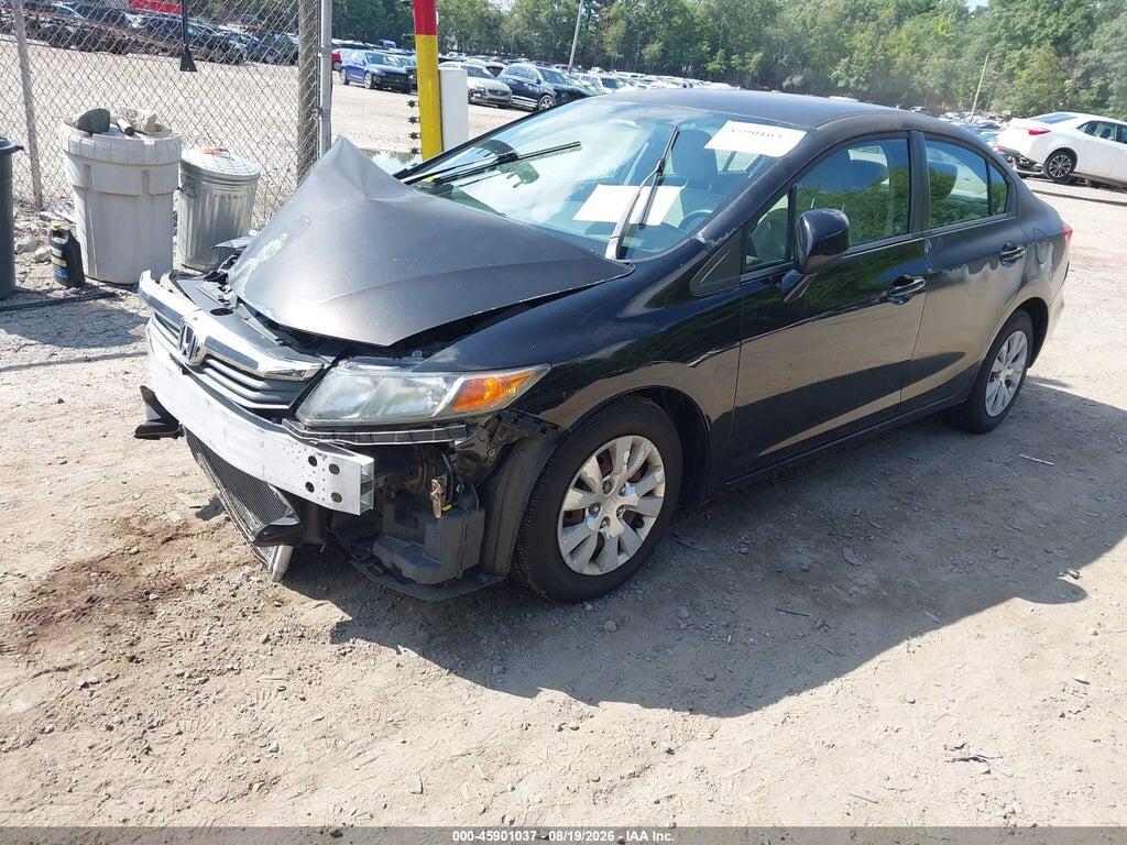 2HGFB2F51CH595672 2012 HONDA CIVIC photo no. 2