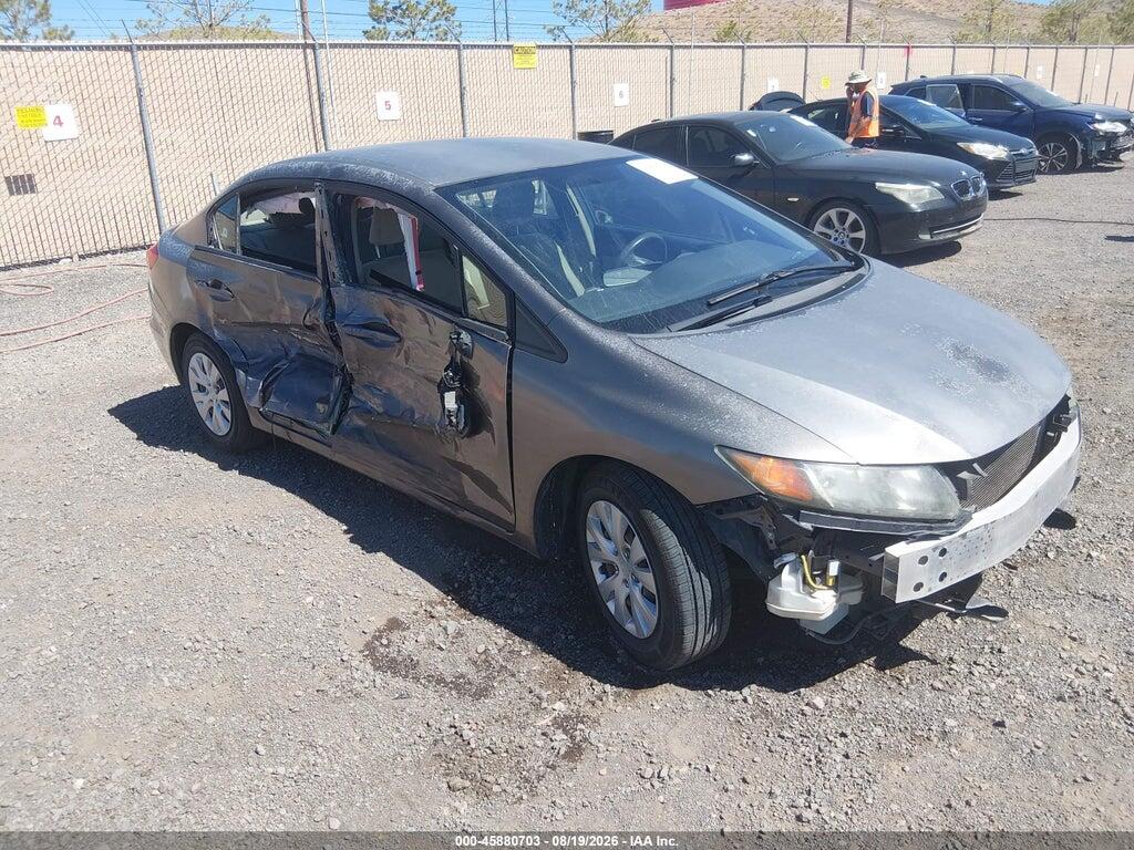 2012 HONDA CIVIC 2HGFB2F51CH594330