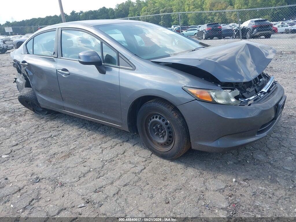 2012 HONDA CIVIC 19XFB2F53CE050860