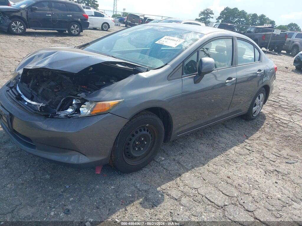 19XFB2F53CE050860 2012 HONDA CIVIC photo no. 2