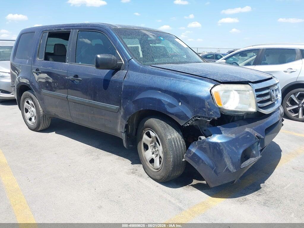 2012 HONDA PILOT 5FNYF3H20CB039041
