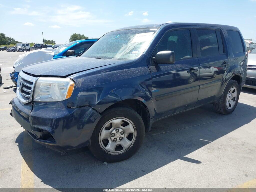 5FNYF3H20CB039041 2012 HONDA PILOT photo no. 2