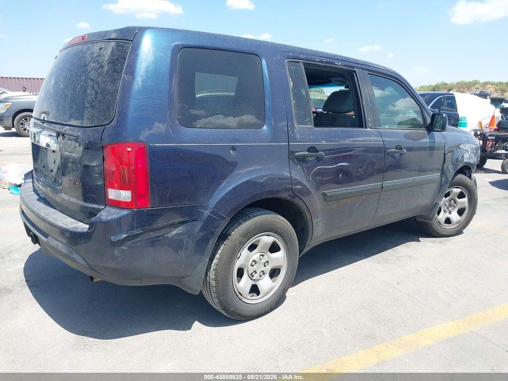 5FNYF3H20CB039041 2012 HONDA PILOT photo no. 4