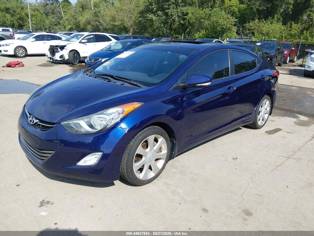 5NPDH4AE3CH149585 2012 HYUNDAI ELANTRA photo no. 2