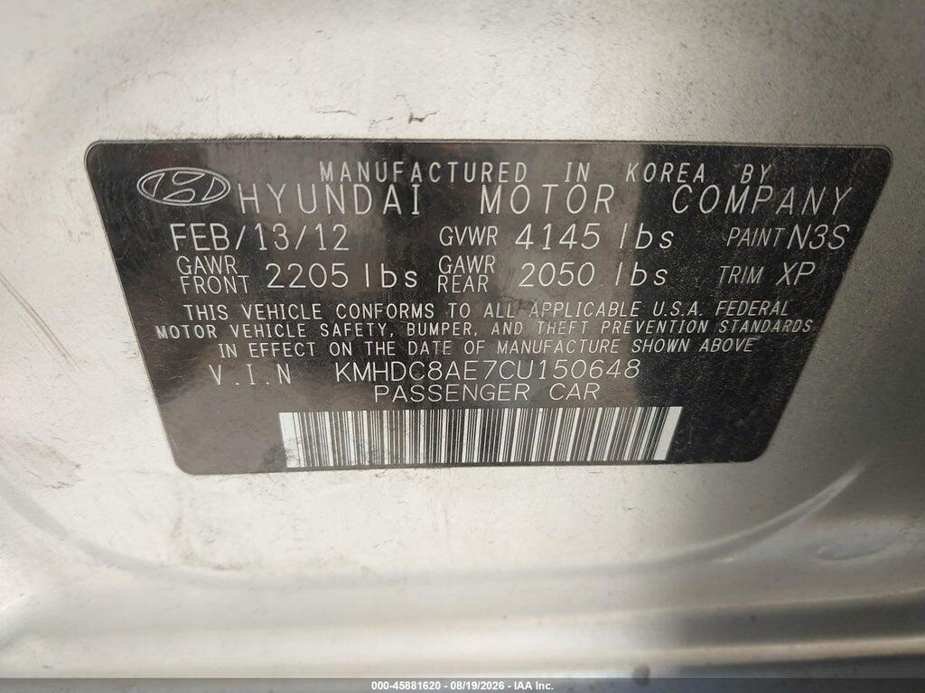 KMHDC8AE7CU150648 2012 HYUNDAI ELANTRA TOURING photo no. 9