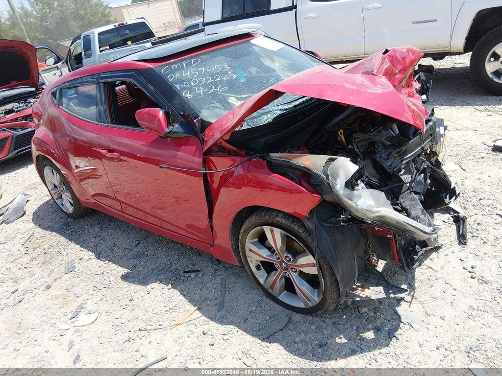 2012 HYUNDAI VELOSTER KMHTC6AD2CU032269
