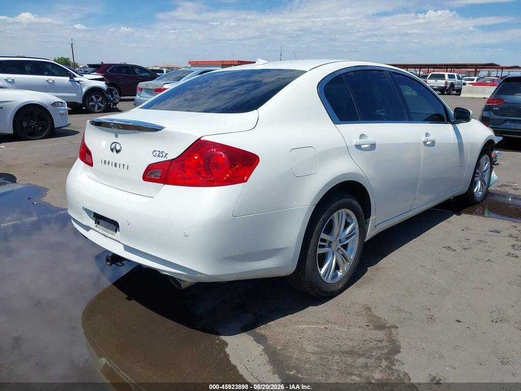 JN1DV6AR3CM862258 2012 INFINITI G25X photo no. 4