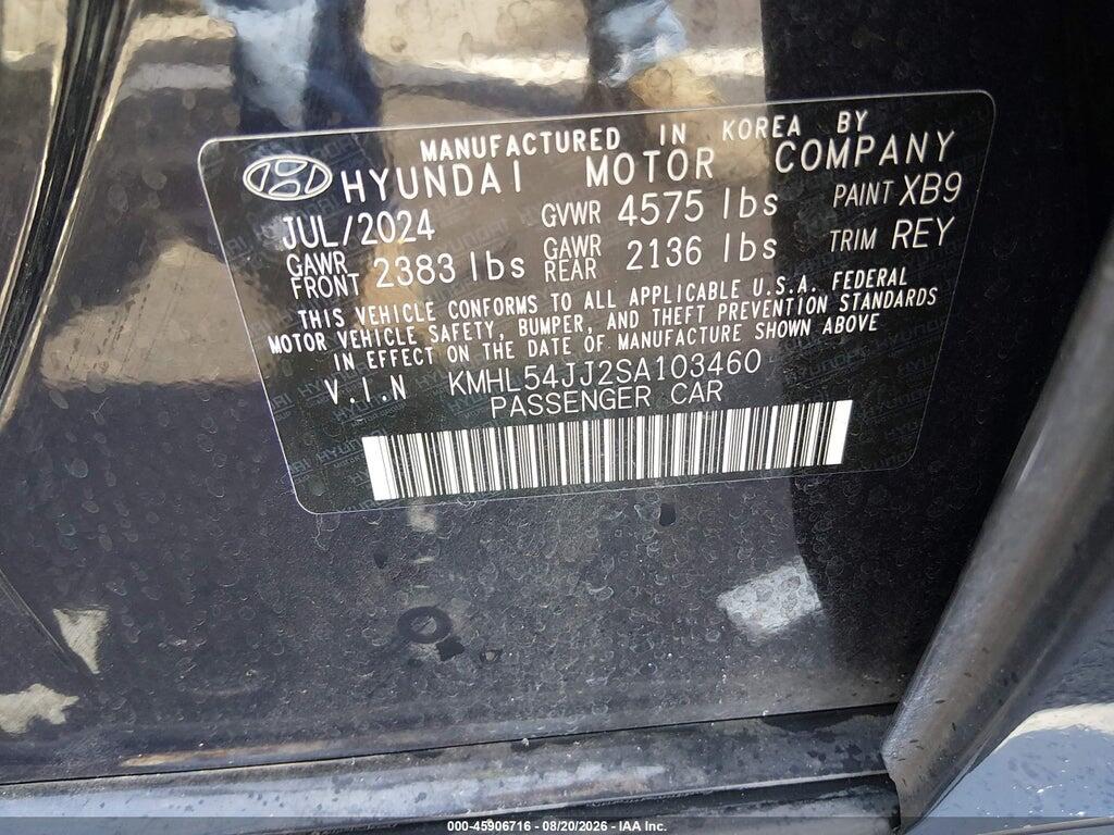 KMHL54JJ2SA103460 2025 HYUNDAI SONATA HYBRID photo no. 9